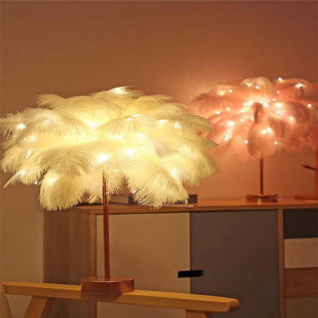 Creative Feather Lamp