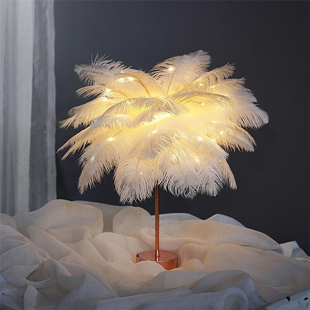 Creative Feather Lamp
